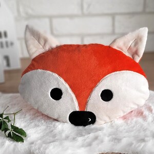Decorative pillow fox cuddly pillow decor pillow children's room pillow with name customizable plush cuddly toy