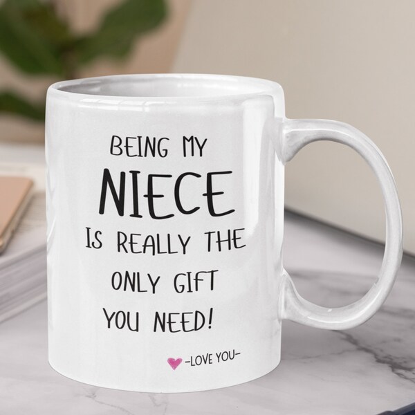 Niece gift, Favourite niece, Niece coffee mug, Best niece ever, Best niece mug, Niece birthday gift, Niece Christmas gift, Being my niece