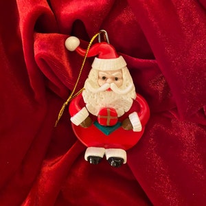 Santa Claus Handmade Bread Dough Ornament