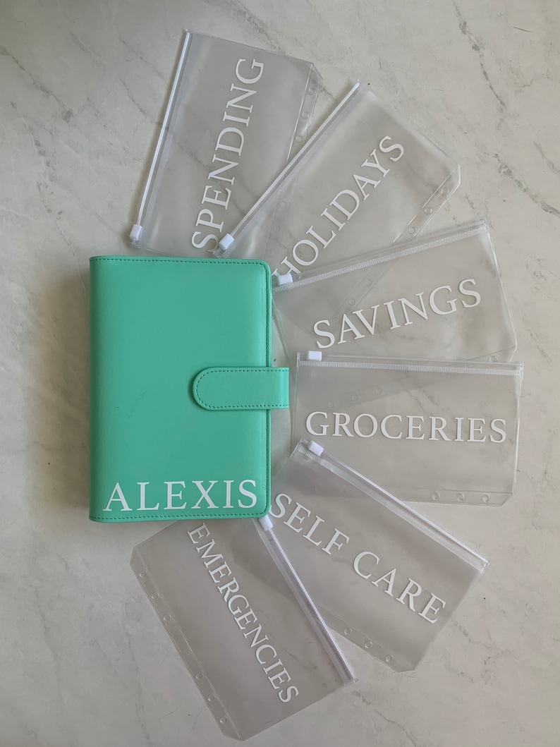 Custom Budget Binder Budget Wallet Money Organizer with 6 Etsy