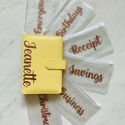 Custom Budget Binder Budget Planner Money Organizer With 6 Etsy