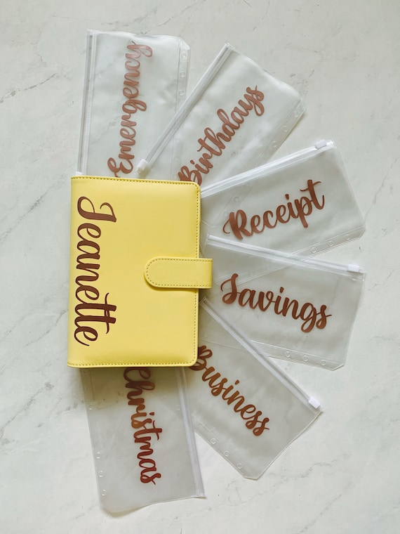 Custom Budget Binder Budget Planner Money Organizer With 6 Etsy