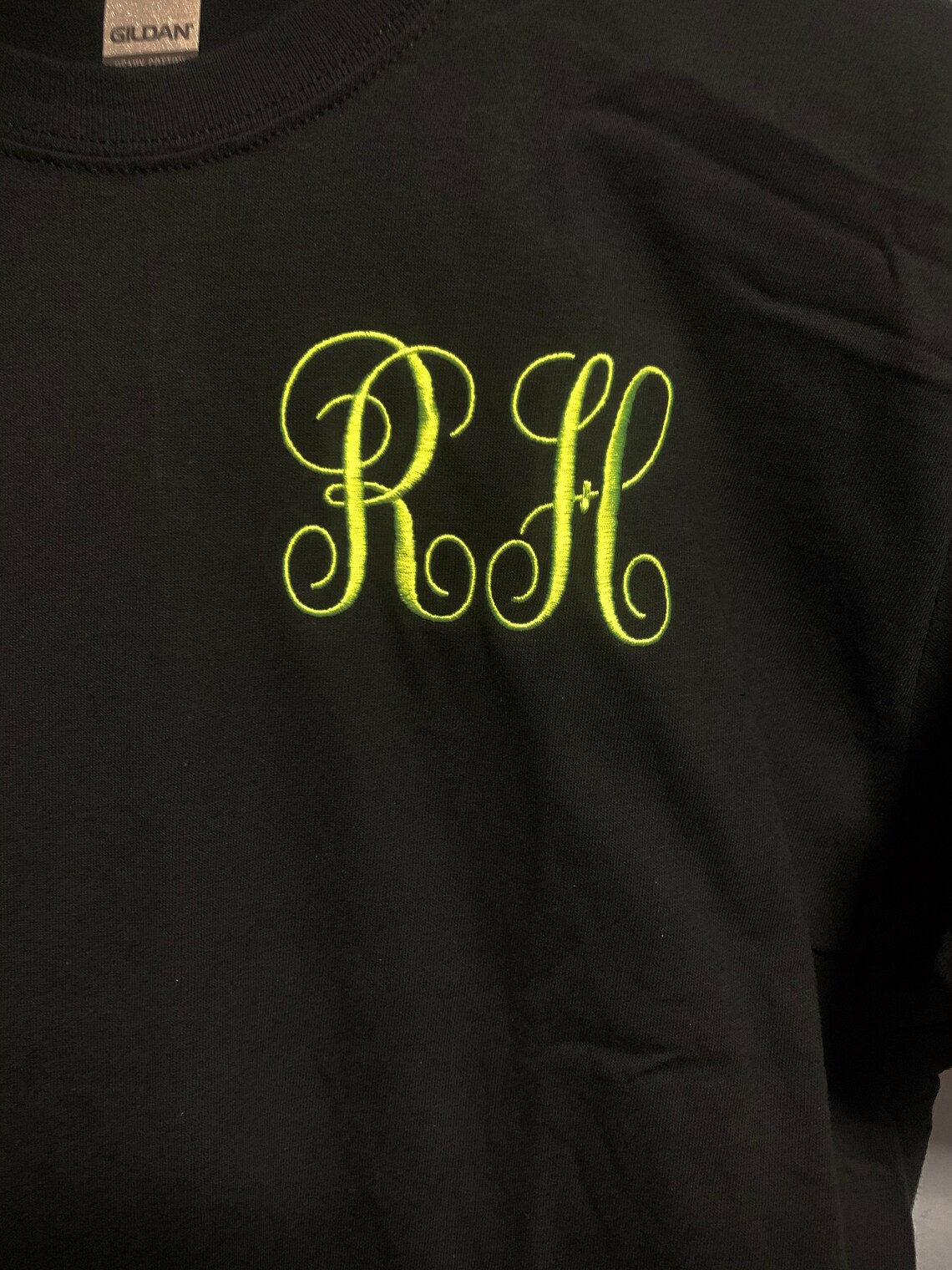 t shirt with initials