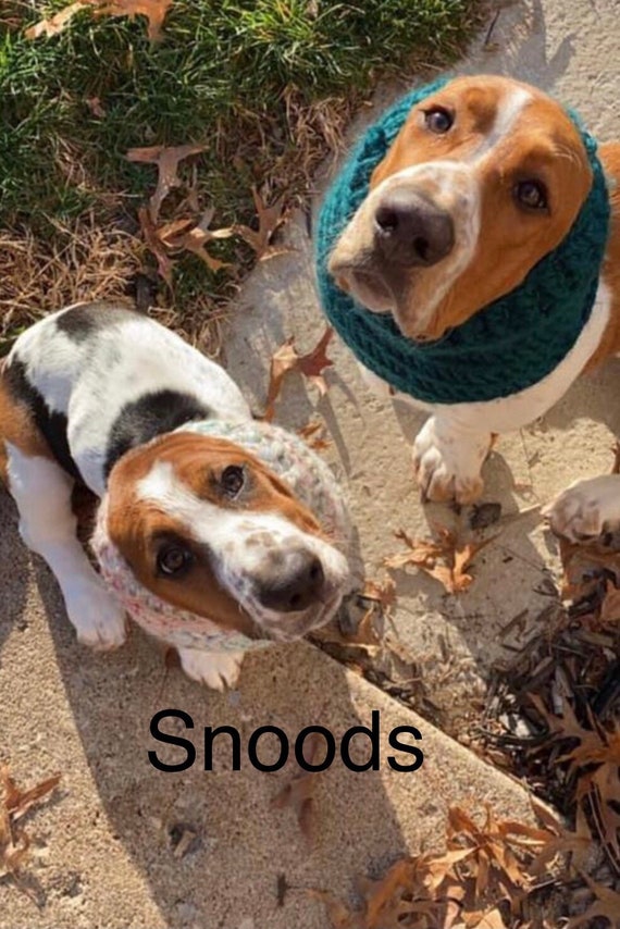 Basset hound snood crochet dog snood snood for dogs dog Etsy