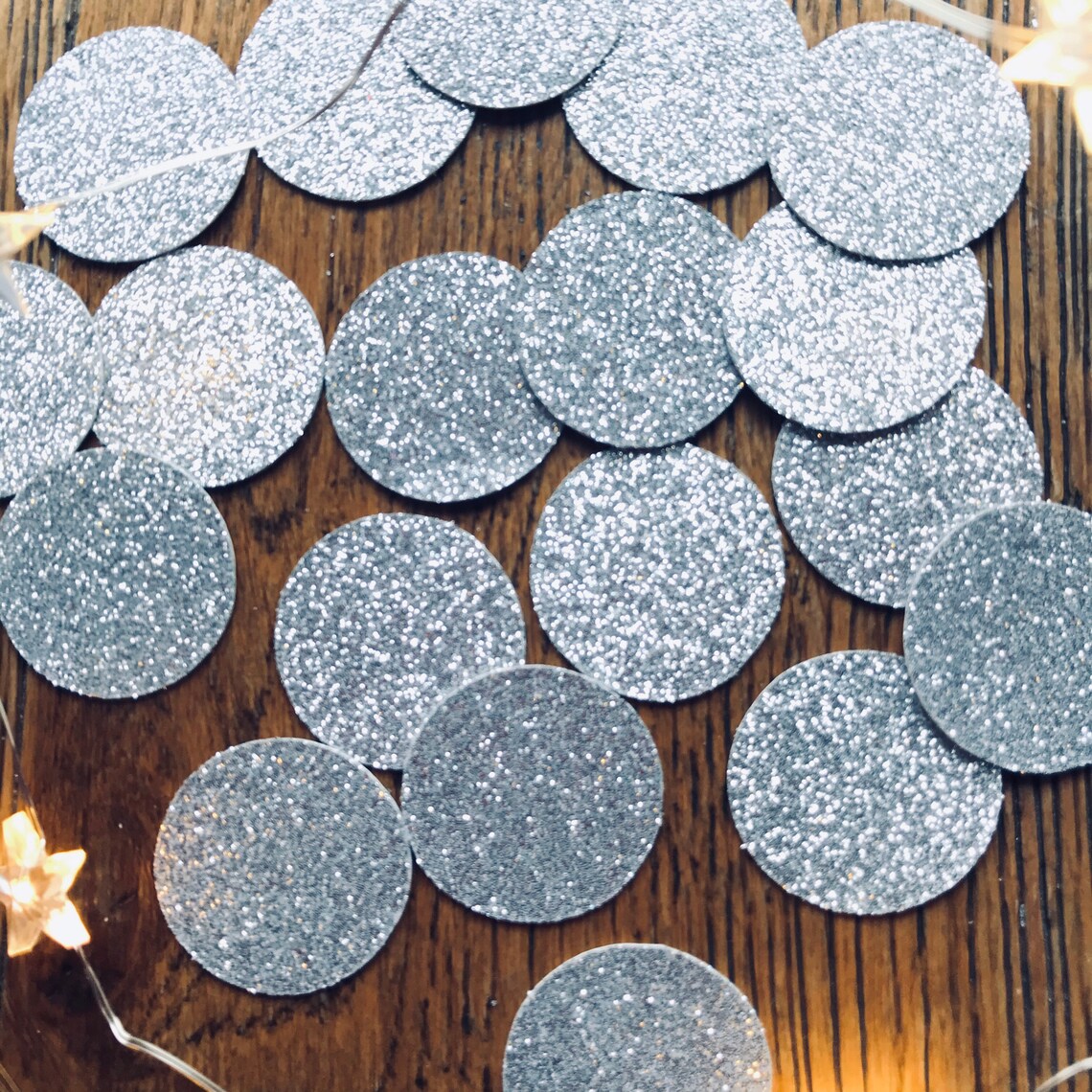 1 Glitter Silver Confetti Glitter Confetti Table Etsy