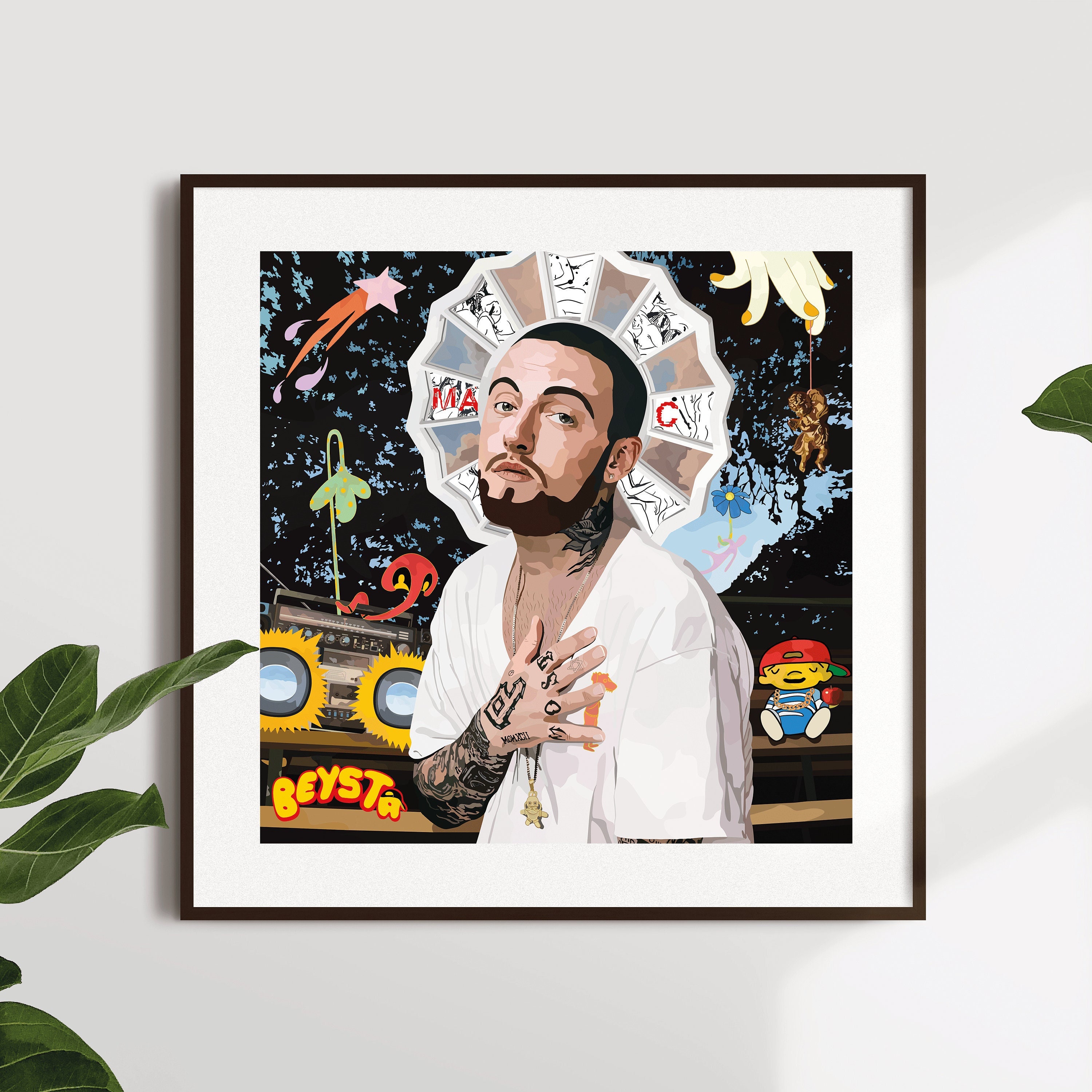 Mac Miller Poster, Affiche de Musique, Mac Print, Miller, Affiche Poster Mac Miller