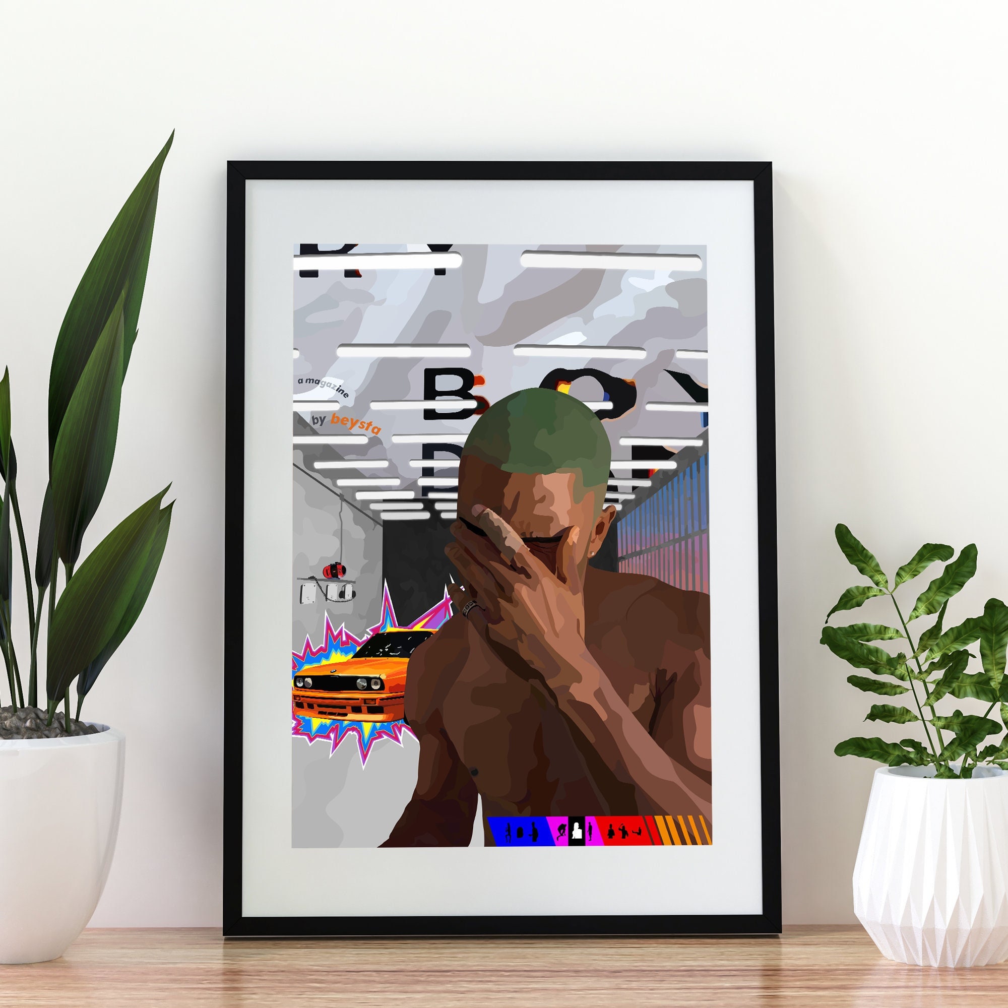 Frank Ocean Poster, Affiche Musique, Frank Print, Ocean, Affiche Poster Frank Ocean