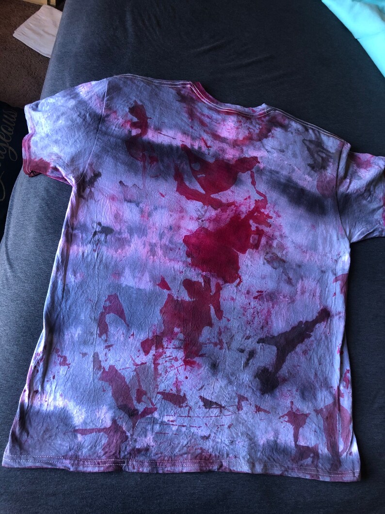 Custom dyed oi punk rock t shirt