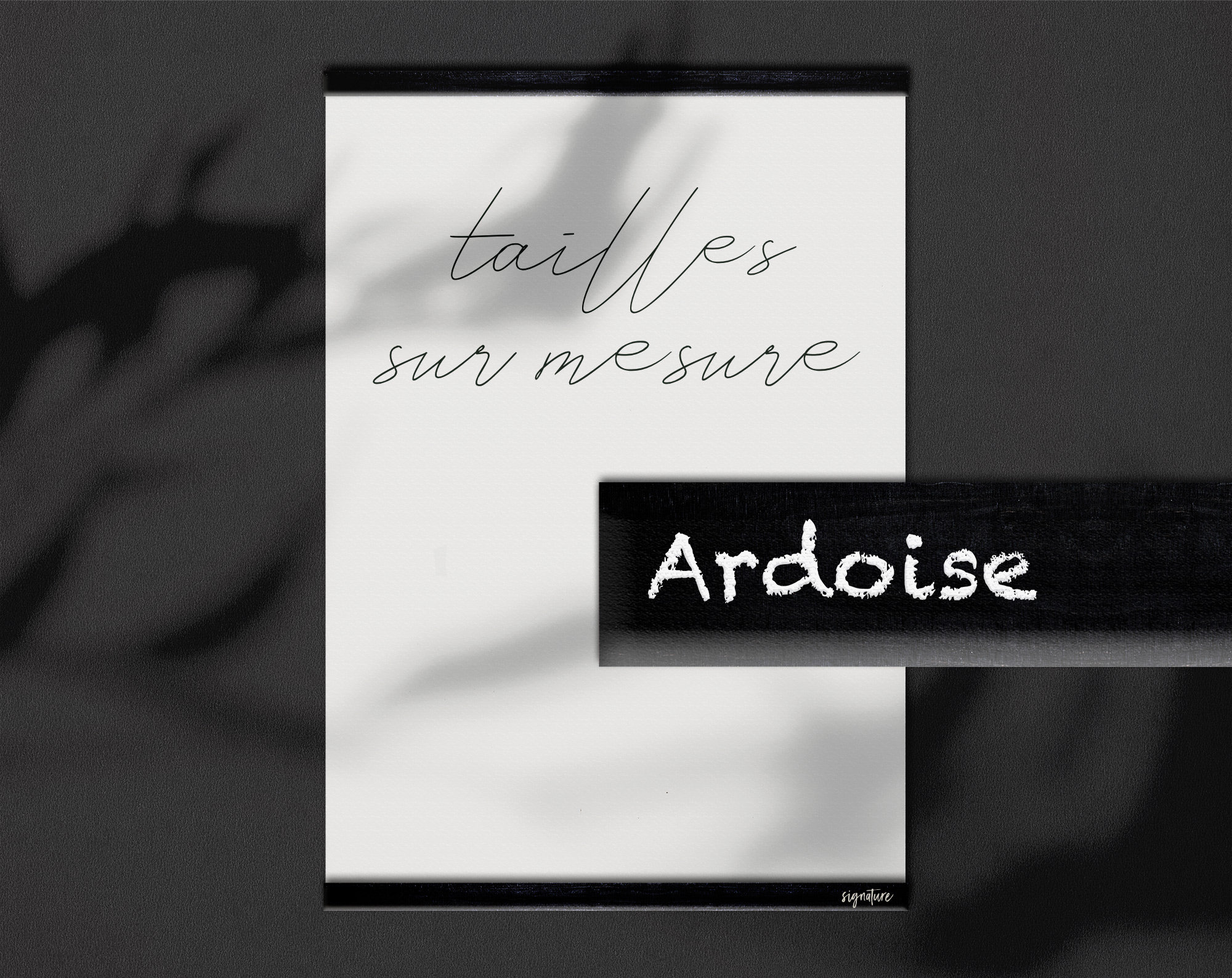 Cadre Aimanté Effet Ardoise