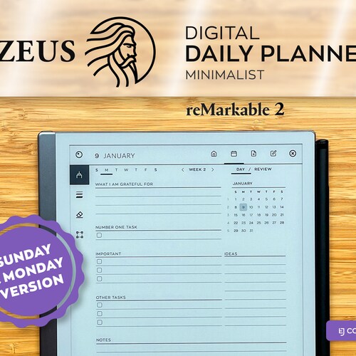 Remarkable 2 Templates L Monthly Calendar L 2023 L Instant - Etsy