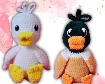 Quackers the duck crochet pattern PDF