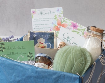 Self-Care Grief Gift Box - Sympathy Care Package & Coping Skills - Sending Love during Death or Loss, Bereavement, Therapy, Condolence Gift