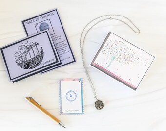 Connect Grief Gift Box - Sympathy Care Package & Coping Skills - Sending Love during Death or Loss, Bereavement, Therapy, Condolence Gift