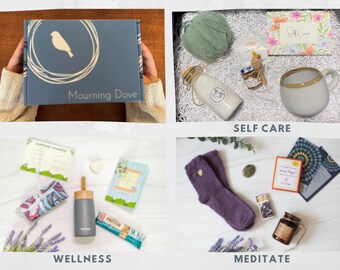3 Months: Finding Balance Trio - Grief Gift Boxes - Sympathy Care Package, Give Love in Death & Loss, Bereavement, Therapy, Condolence Gift