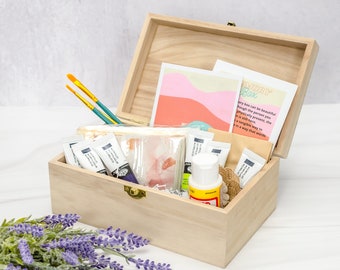Create Grief Art Gift Box - Sympathy Care Package & Coping Skills - Sending Love during Death or Loss, Bereavement, Therapy, Condolence Gift