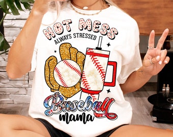 Baseball Mama Png, Sports PNG, Glitter Baseball PNG, Baseball Mom Png, Boujee Baseball PNG, Sublimation Design, Digital png