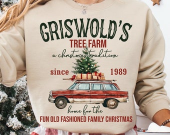 Retro Griswold Christmas Tree Farm PNG Xmas Png, Merry Christmas Png Christmas Vacation PNG Family Christmas Movie Png Sublimation Shirt