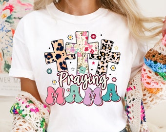 Praying Mama Retro PNG Sublimation, Retro Mama png, Christian png, Bible Verse png, Faith png, Momlife png, Religious png