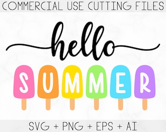 Download Hello Summer Svg Etsy