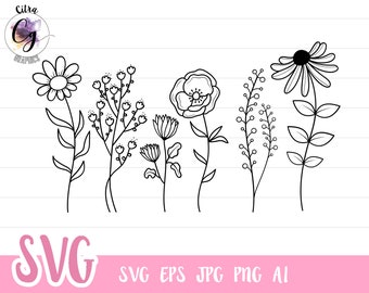 Download Flower Svg Etsy