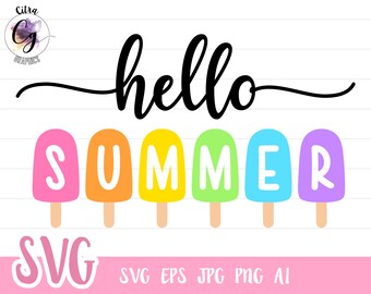 Download Hello Summer Svg Etsy