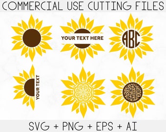 Free Free 110 Sunflower Initial Svg SVG PNG EPS DXF File