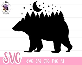 Download Png Woods Svg Bear Forest Baby Bear Silhouette Svg Cut File Bears Svg Bears In Mountain Jpg Bear Familyl Bear And Compass Paper Party Kids Craft Supplies Tools Startfi Io