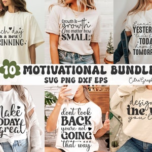 10 Boho motivierende SVG PNG Bundle, Selbstliebe svg, Inspirational Shirt Design svg Bundle, starke Frau svg, Sublimation, Cricut silhouette