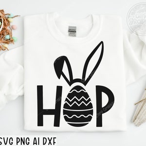 Hop svg png, Happy Easter svg, Easter Bunny Svg, Kids Easter Svg, Easter Shirt Svg, Easter Svg, Easter Teacher Svg, Svg files for cricut