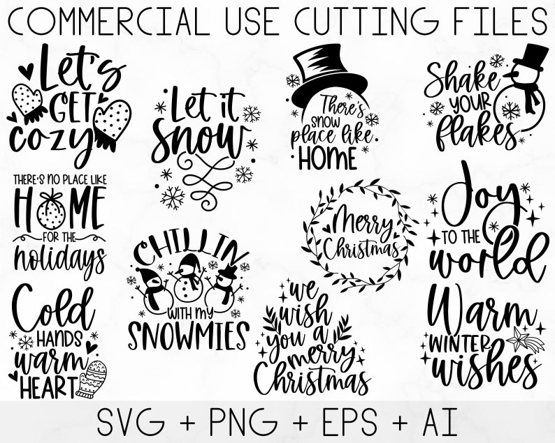 Winter SVG Bundle, Christmas Svg, Winter svg, Santa svg, Christmas Quote svg, Funny Quotes Svg, Snowman SVG, Holiday SVG, Winter Quote Svg image 7