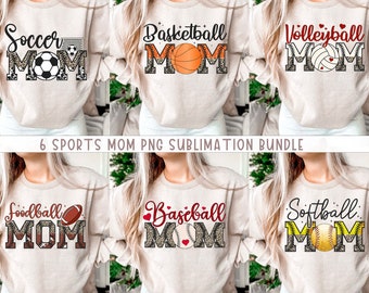 Sports Mom Png Bundle, Sports Mama Png, Mothers Day Png, Soccer, Baseball, Basketball, Volleyball, Football, Softball Funny Mom Png