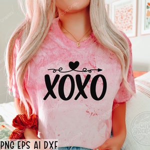 Xoxo Svg, Abrazos y besos SVG, Heart Svg, Valentine Shirt Svg, Valentines Svg, Valentine's Day Svg, Love Svg, Hello Valentine Shirt, Cricut