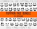 Pumpkin Face Svg, Jack O Lantern faces, Halloween pumpkins faces, Pumpkin Faces Clipart, Pumpkin Faces Cut File, Halloween face svg