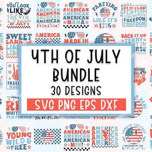 Retro 4. Juli SVG Bundle, Unabhängigkeitstag SVG, Amerika SVG, USA Flagge SVG, Dateien geschnitten, Cricut, Silhouette Sublimation, 1776