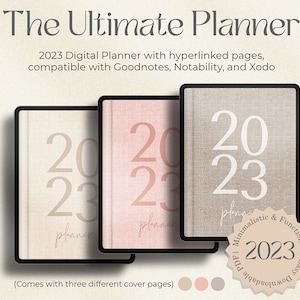 2023 Digital Planner, Daily, Weekly & Monthly Planner, iPad Planner, 2023 Planner, Dated Digital Planner, GoodNotes, Notability Planner