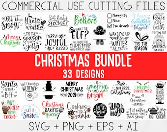 Christmas Svg | Etsy
