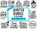 Winter SVG Bundle, Christmas Svg, Winter svg, Santa svg, Christmas Quote svg, Funny Quotes Svg, Snowman SVG, Holiday SVG, Winter Quote Svg
