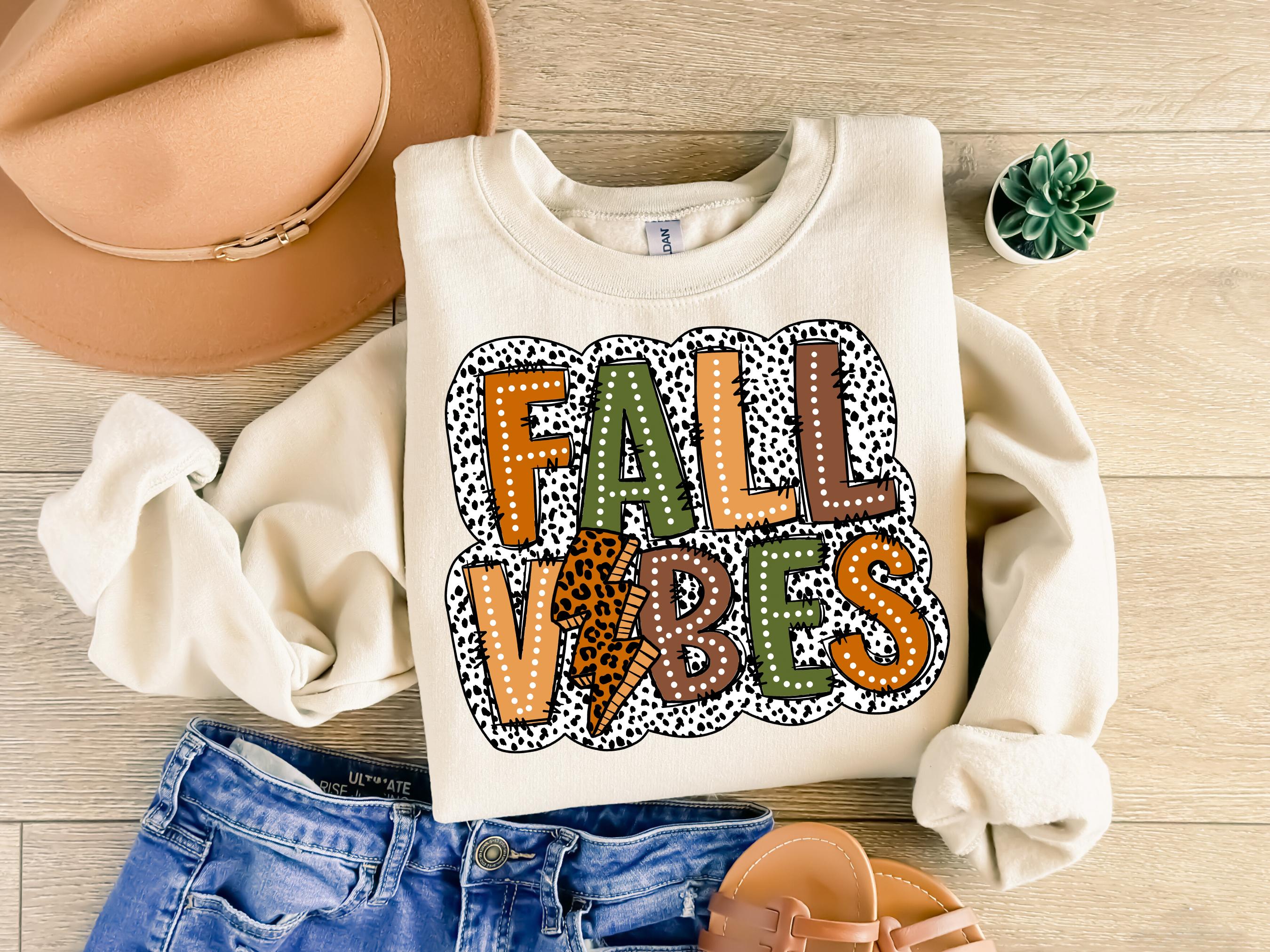 Retro Fall Vibes Png, Fall T Shirt Png, Autumn Png, Autumn Sublimation ...