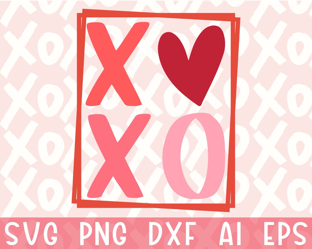 Hugs and Kisses SVG, Xoxo Svg, Valentines Svg, Valentine Shirt Svg ...