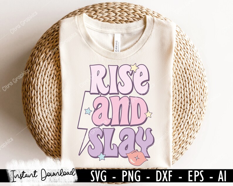 Retro Girl SVG-paket, Sassy SVG, Girl Power, Girl Boss svg, Söt svg, Motiverande Inspirerande svg, Groovy, Trendig, Silhuett, Cricut bild 2