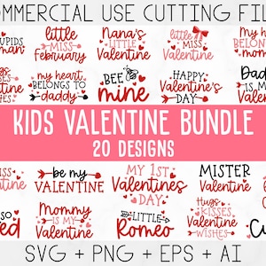 Valentine svg, Kids Valentine svg Bundle, Valentine's Day svg, Love svg, Heart svg, Be mine svg, My first valentine's day, Valentine png