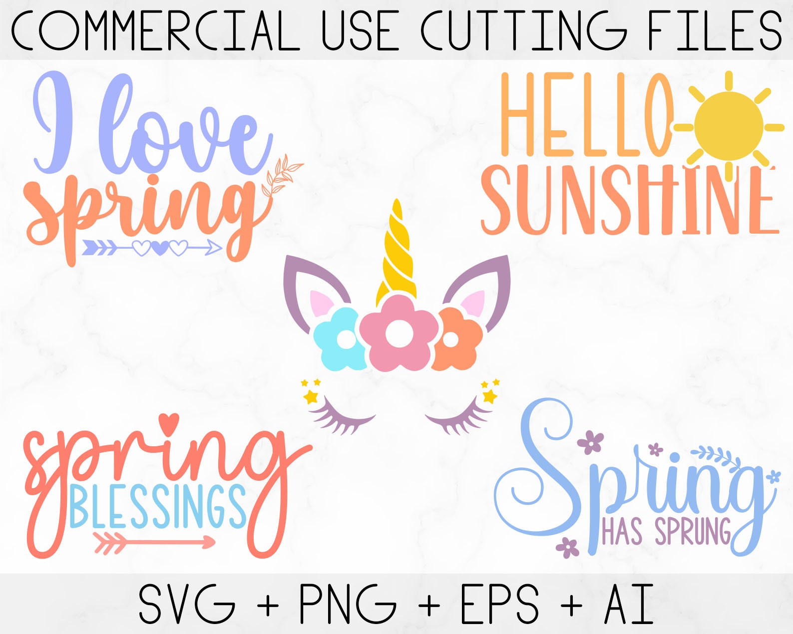 First Day Spring Svg Spring Svg Bundle, Easter Svg, Welcome Spring Svg, Flower Svg, Spring ...
