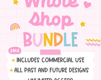 Whole Shop SVG Bundle, Entire Shop Bundle, Sublimation Png Bundle, Digital Download, Cricut Svg, Silhouette Svg, Cut Files, Vector svg