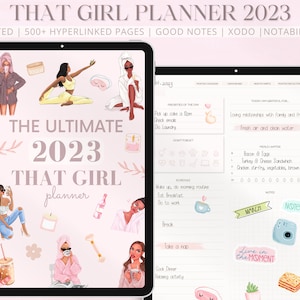2023 Digital Planner, That girl 2023 Planner, Dated Digital Planner, Daily Weekly Monthly Planner, iPad Planner, 2023 GoodNotes Planner