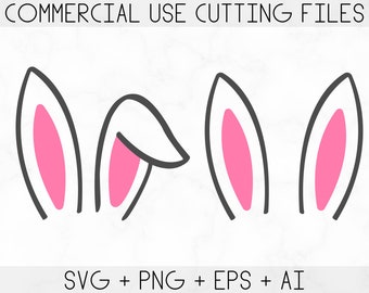 Bunny ears svg, Easter svg, Easter bunny svg, Bunny Svg, Rabbit ears svg, Cricut and silhouette