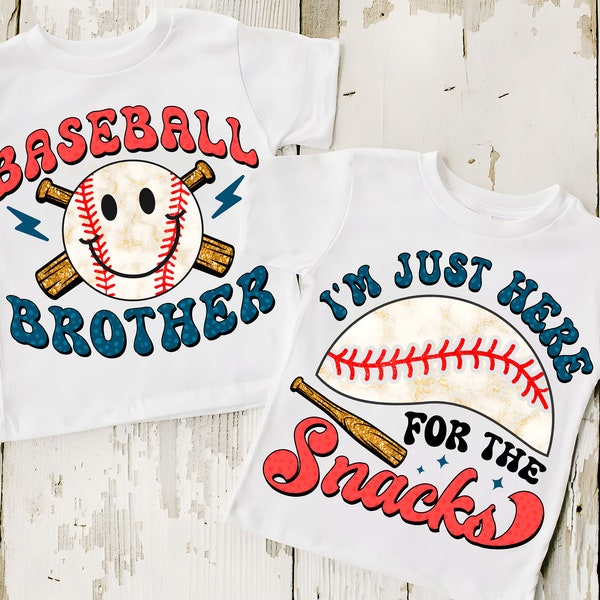 Baseball Brother I'm Just Here for the Snacks Png , Sports png, Baseball Brother Png, Baseball Snack PNG, Baseball Kid Png