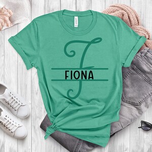 Feona Cursive Split Monogram Alphabet SVG, Split Monogram Frame Alphabet, Cut File ...