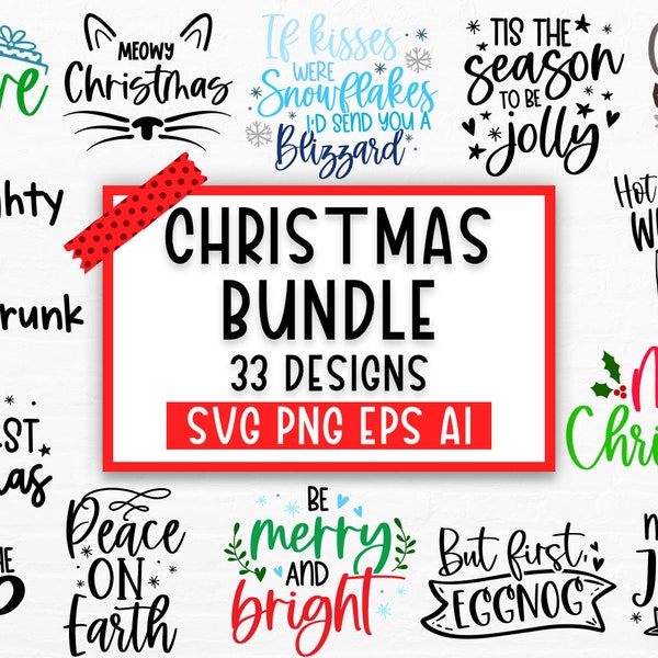 Christmas SVG Bundle, Merry Christmas svg, Christmas Ornaments Svg, Winter svg, Funny christmas svg, Christmas shirt, Xmas svg, Santa svg