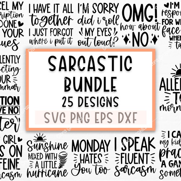 Funny quotes bundle svg, Sarcasm Svg Bundle, Sarcastic Svg Bundle, Sarcastic Sayings Svg Bundle, Sarcastic Quotes Svg, Silhouette, Cricut