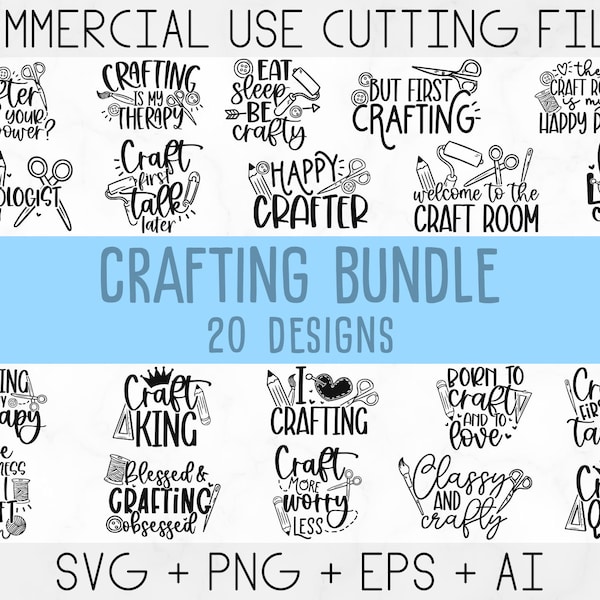 Crafting SVG Bundle, funny crafting shirt svg, Crafting Shirt svg, Crafting Quote, Craft Room, Sewing Svg, Crafting SVG, Cut File For Cricut